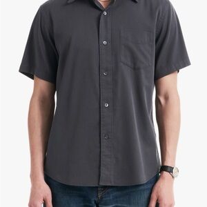 Buck Mason DRAPED TWILL S/S ONE POCKET SHIRT $118 Men’s Small